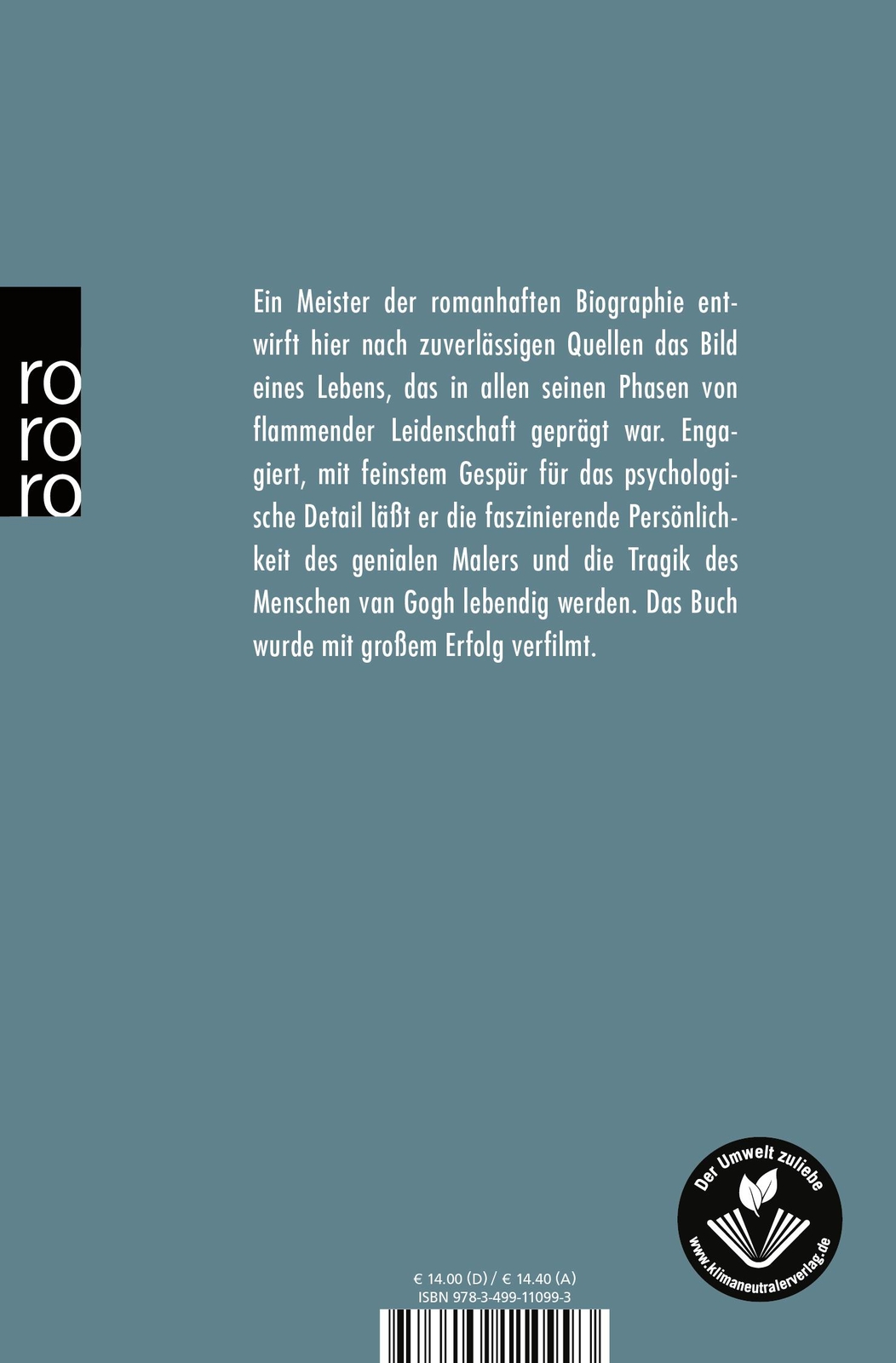 Thumbnail - Vincent Van Gogh Irving Stone