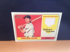 2018 Topps Heritage Minor League Sheldon Neuse Relic Jersey Clubhouse RC A's