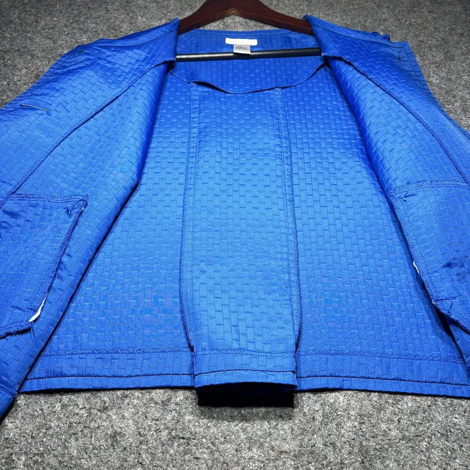 Chaqueta para mujer Kim Roger talla XL azul con botones Foto 4 de 4