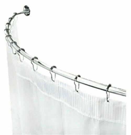 Stainless Steel Curved Shower Curtain Rods