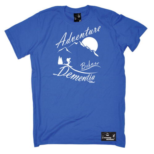 Adventure Before Dementia Skiing T-SHIRT Snskiing Ski Alps birthday fashion gift - Picture 10 of 11