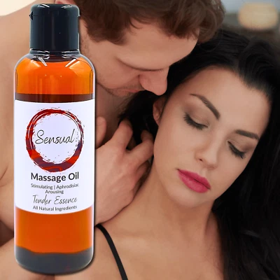TENDER ESSENCE Sensual Massage Oil 100ml Sex Erotic Romantic Aphrodisiac Natural Lubricant Body