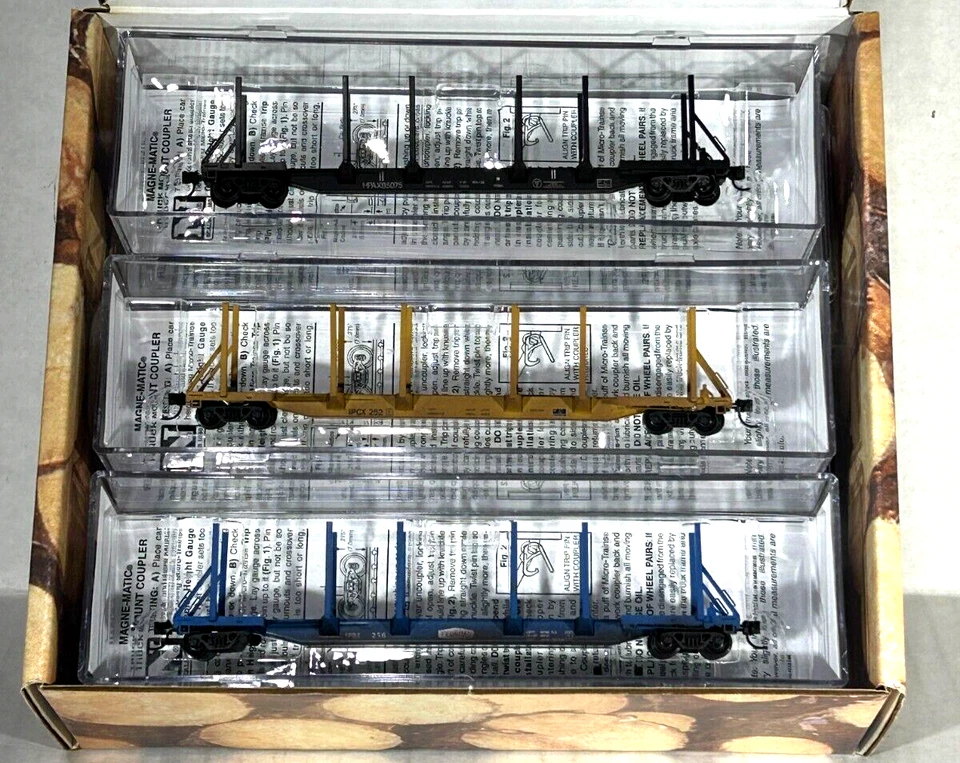 MICRO-TRAINS N 100-TON WEATHERED LOG CAR 6-PK FEDERAL PAPER BOARD CO 99305019 - Image 2 of 3