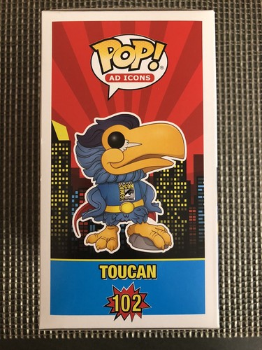 FUNKO POP AD ICONS TOUCAN SUPERHERO SDCC SAN DIEGO COMIC-CON LIMITED EDITION 102 - Picture 3 of 7