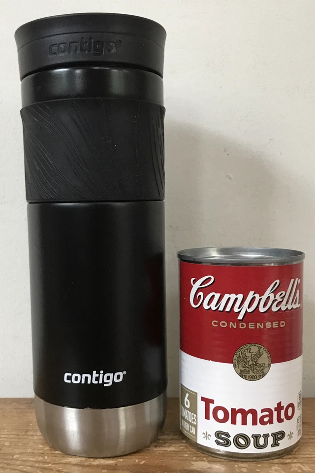 Taza de viaje Contigo SnapSeal de acero inoxidable aislada 20 oz taza de café agua Foto 2 de 4