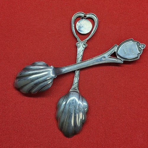 VTG Collector Silver Plated Souvenir Florida & Philadelphia Spoons Lot of 2 - Picture 8 of 10