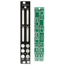 Synthrotek VCA PCB  Panel - Dual Voltage Controlled Amplifier Eurorack PCB Set
