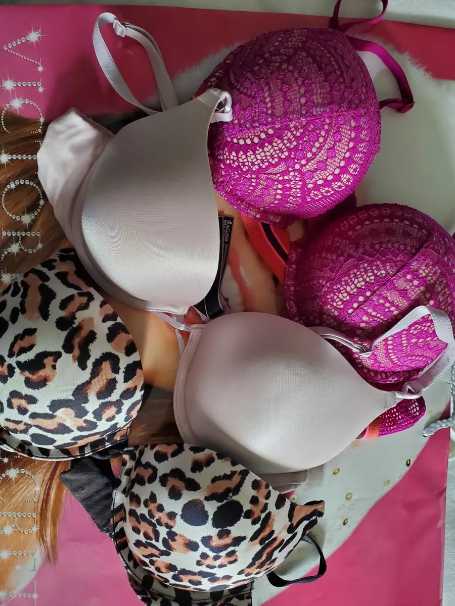 3 victoria's secret bombshell miraculous plunge push up bra add 2