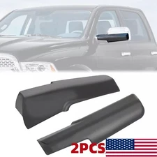 Right & Left Side Trailer Tow Mirror Front Cover Caps For Dodge RAM 1500 2500