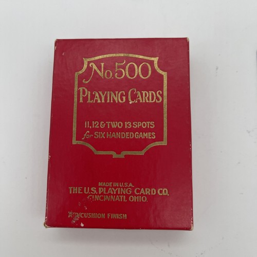 Vintage US Playing Card Co No 500 Spielkarten komplett Deck 11, 12 & 13 (2) Joker - Bild 6 von 9