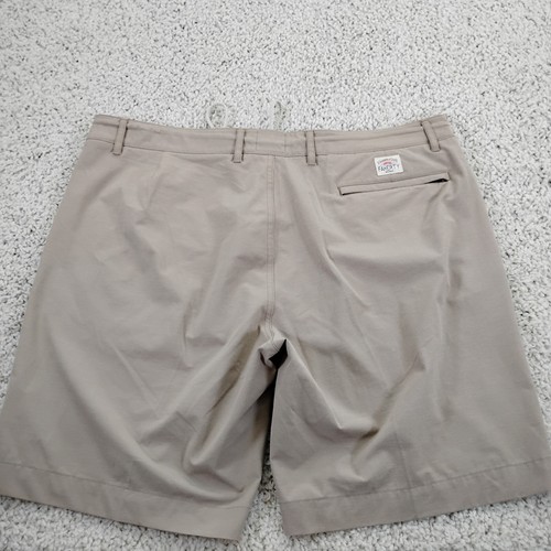 Faherty Shorts Mens 38 Beige 9" All Day Polyester Performance Drawstring Beach A - Picture 5 of 10