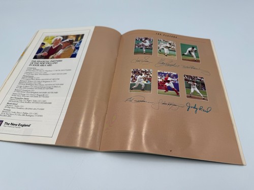 Vintage 1988 Official Boston Red Sox Yearbook Wade Boggs Roger Clemons - Picture 6 of 6