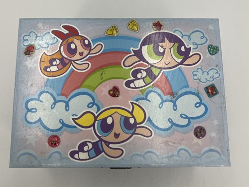 Vintage 2001 The Powerpuff Girls Schmuckkästchen Spieluhr funktionstüchtig gebraucht - Bild 1 von 11