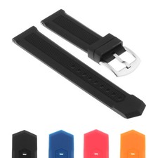 Strapsco Silicone Rubber Watch Band for TAG Heuer Formula 1 - 20mm 21mm 22mm