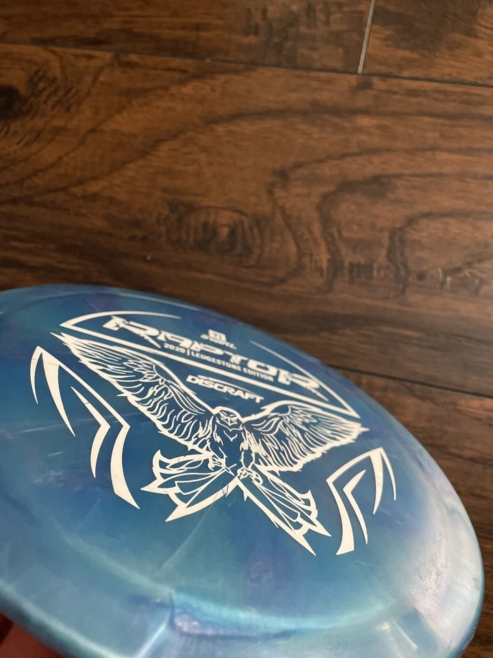 Discraft Ti Swirl 2020 Ledgestone Edition Raptor Blue Fairway Driver No Ink 175g - Image 3 of 4