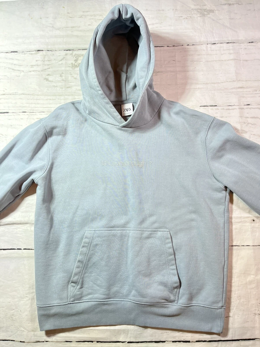 Zara Is Love Enough Men s Heavyweight Hoodie Sweatshirt Pullover Size Medium