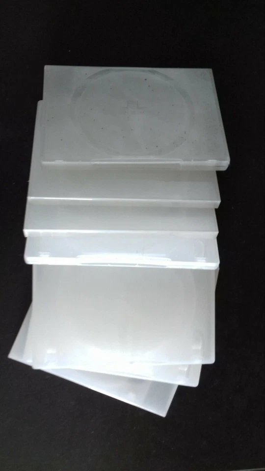 7 x DVD Hüllen transparent neu, aber mit äußerlichen Lager und Gebrauchsspuren - Bild 1 von 1
