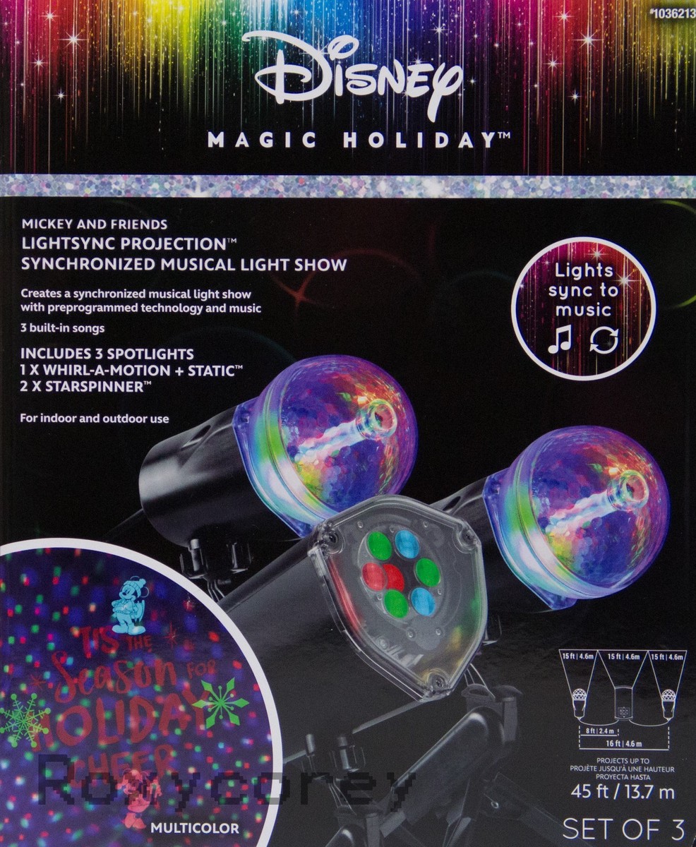 Disney Gemmy Mickey Lightsync Projection Synchronized Musical