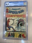 AMAZING SPIDER-MAN 13 CGC 6.5  1964 WHITE PAGES RARE DITKO IST MYSTERIO NEW CASE