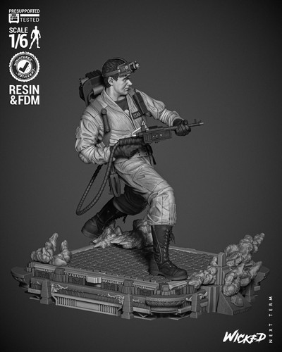 Ghost Busters Large Diorama Statue Resin 3d printed DIY model kit - Picture 3 of 14