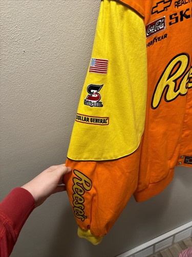 KELVIN HARVICK REESE’S CUP SIZE 4X NASCAR RACING JACKET RARE - Picture 9 of 19