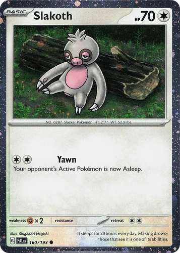 Slakoth 160/193 Miscellaneous Cards & Products