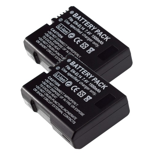 Battery or charger for Nikon EN-EL14a D3100 D3200 D3300 D3400 D5100 D5200 D5300 - Picture 22 of 48