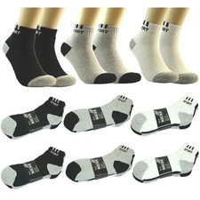 Wholesale Mix Color Sport Men's Ankle Quarter Sport Socks Cotton Size 9-11 10-13