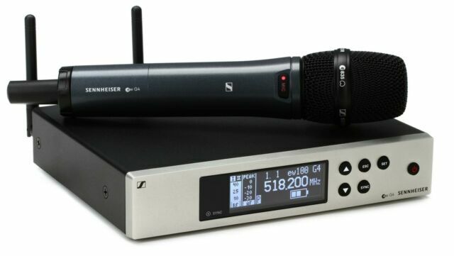 Sennheiser+ew+100+G4-835-S-A+Handheld+Microphone+Wireless+Vocal+