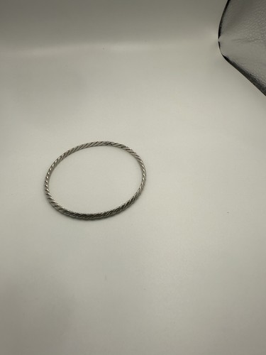 Sterling silver Tiffany&co Twist Slip On Bangle Bracelet - Picture 5 of 5