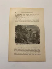 Warwick Castle Warwickshire England Anne Hathaway's Cottage c. 1881 Print