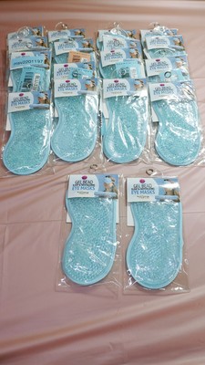 Lot Of 18 Home Innovations Blue Gel Bead Sleep And Revitalizing Eye Masks