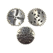 Gemco Set of 3 Replacement Blades for Manual Food Processor Fast Shipping