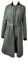 Lost Ink Womens Grey Coat Size 12 Military Coat 2016