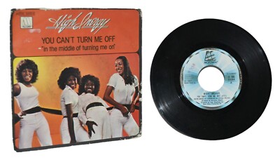 High Energy You can't turn me off (In the middle of turning me on) Vinyl 7''