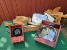 FOUR Vehicle Mirrors, 2 Universal mount Outdoor Plus 2 convex Round many Uses