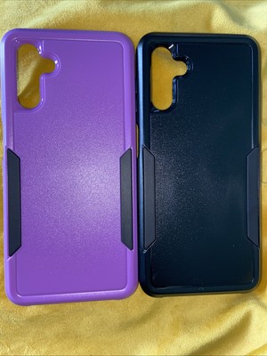2 Pack Black And Purples 3 In 1 Cases For Samsung Galaxy A13