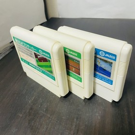 Lot of 3 Nintendo Famicom NES Japan Moero Basketball & Tennis & Soccer Jaleco