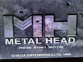 Sega Mega Drive 32X Metal Head Game Cartridge Tested Good