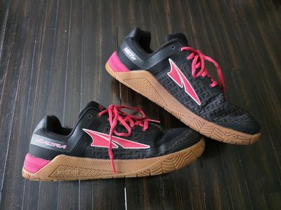 Altra HIIT XT Cross-Training Shoes Sneakers Womens Sz US 8 UK 6 Black Pink EUC