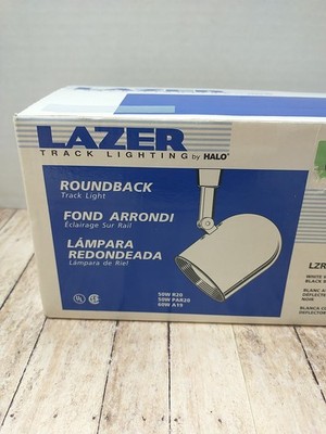 Halo White Body Lazer Small Roundback Cylinder Track Light LZR301P