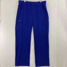 FIGS Pants Men's size XXL Blue Axim Cargo Scrub Double Pocket