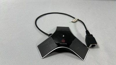 Polycom SoundStation Expansion Microphone 2201-23313-003 w/ Cable RJ45 Adapter