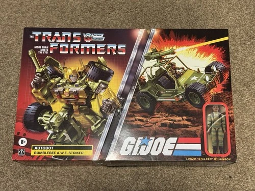 Transformers x G.I. Joe Bumblebee A.W.E. Striker and Stalker Figure