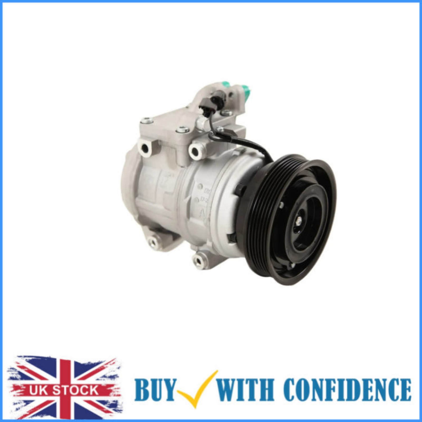 Air Con Compressor Pump Fits Hyundai Tucson Kia Sportage Carens 977012D600 9145588379672 - Image 3