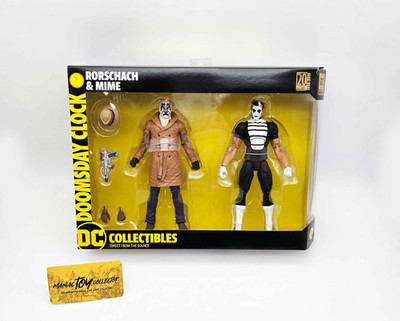 DC Direct Watchmen Doomsday Clock - Rorschach & Mime 2-Pack DC Collectables