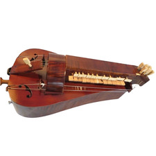 6 string 24 keys Hurdy Gurdy, Beautiful Drawing, 100 Hand made, Good Sound