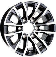 Ecustomrim Aluminum Trailer Wheel 15x6 15 Inch 6 Lug 5.5 Center Edge Black Rim Ecustomrim Aluminum Trailer Wheel 15x6 15 Inch 6 Lug 5.5 Center Edge Black Rim
