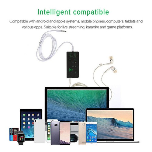 7 Different Voice Changer Live Broadcast Sound Card for Mobile Phone Computer - Afbeelding 4 van 7