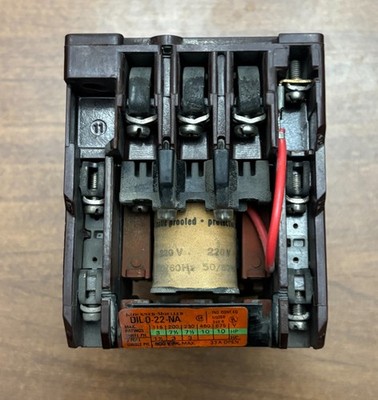 Klockner Moeller DIL0-22-NA Ac Contactor 120v-ac 33a 10hp